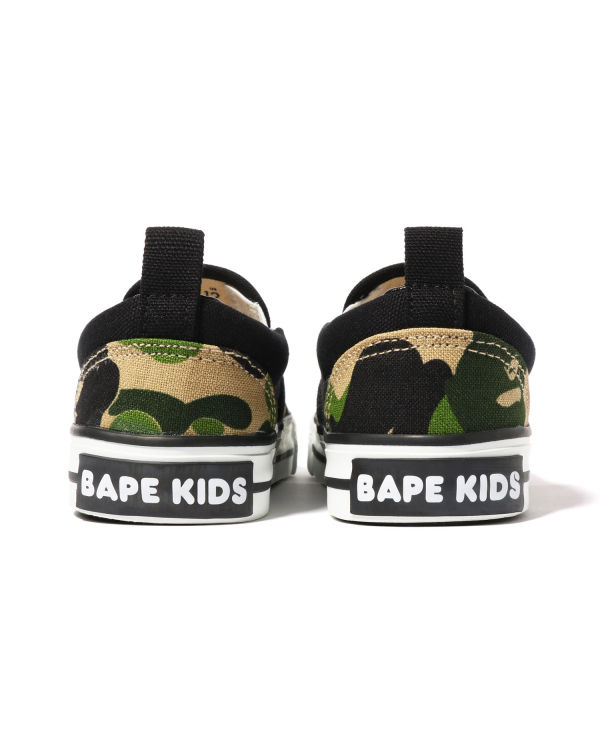 Bape ABC Camo Ape Head Patch Slip On Detske Zelene | SK-3497