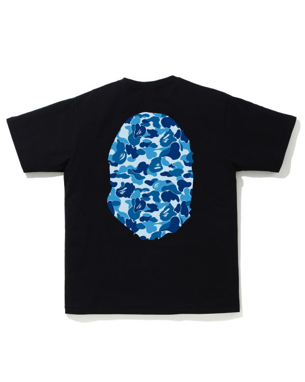 Bape ABC Camo Big Ape Head Tricko Panske Čierne | SK-5076