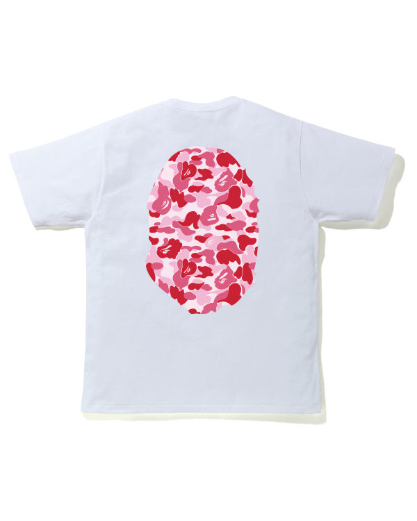 Bape ABC Camo Big Ape Head Tricko Panske Ruzove | SK-6815