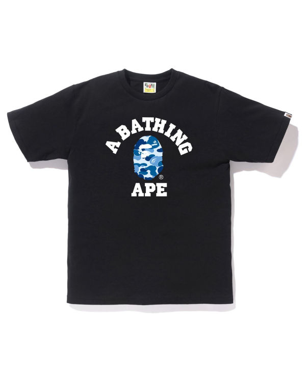 Bape ABC Camo College Tricko Panske Čierne | SK-1305