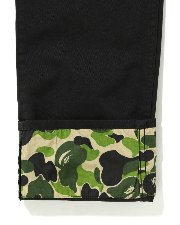 Bape ABC Camo Cuffed JR Nohavice Detske Čierne | SK-2134