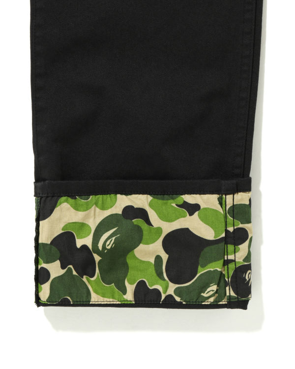 Bape ABC Camo Cuffed Nohavice Detske Čierne | SK-1374