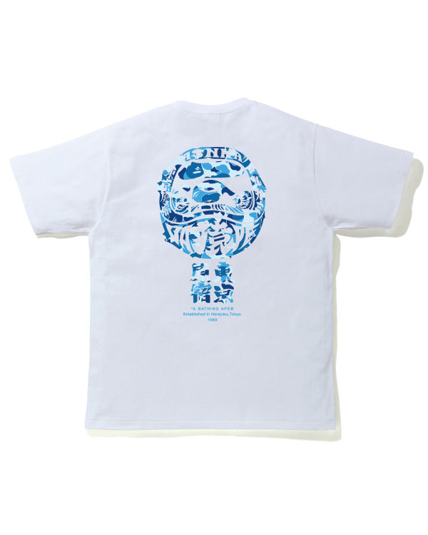 Bape ABC Camo Daruma Tricko Panske Modre | SK-4368