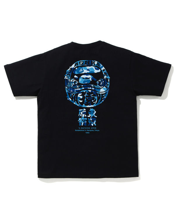 Bape ABC Camo Daruma Tricko Panske Čierne | SK-7829