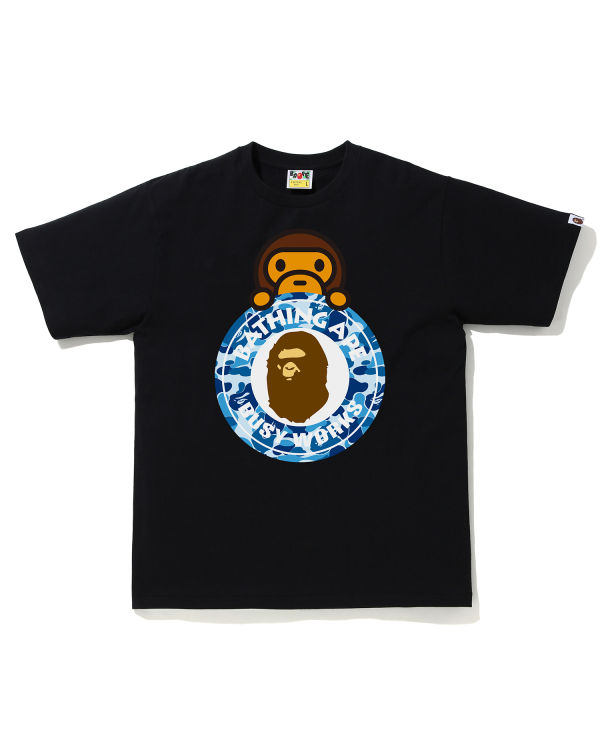 Bape ABC Camo Milo On Busy Pracovná Tricko Panske Čierne | SK-8362