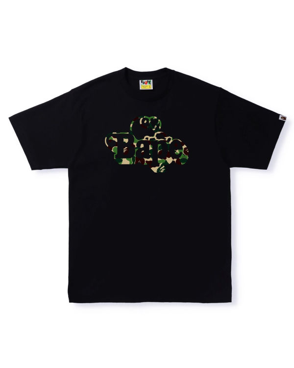Bape ABC Camo Milo On Tricko Panske Čierne | SK-2965