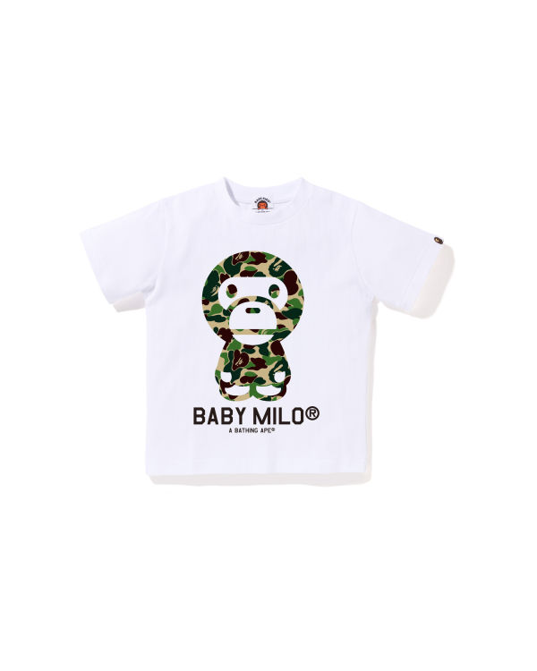 Bape ABC Camo Milo Tricko Detske Biele | SK-9186