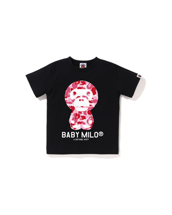 Bape ABC Camo Milo Tricko Detske Čierne | SK-8429