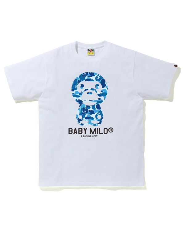 Bape ABC Camo Milo Tricko Panske Modre | SK-7324
