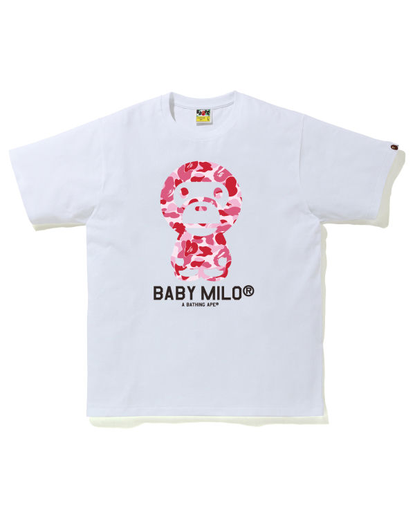 Bape ABC Camo Milo Tricko Panske Ruzove | SK-9842