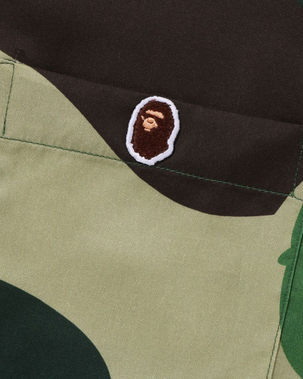 Bape ABC Camo Open Collar Kosele Panske Zelene | SK-5431
