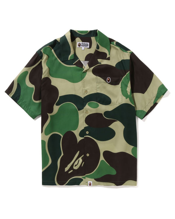 Bape ABC Camo Open Collar Kosele Panske Zelene | SK-5431