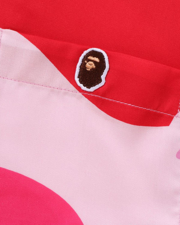 Bape ABC Camo Open Collar Kosele Panske Ruzove | SK-7842