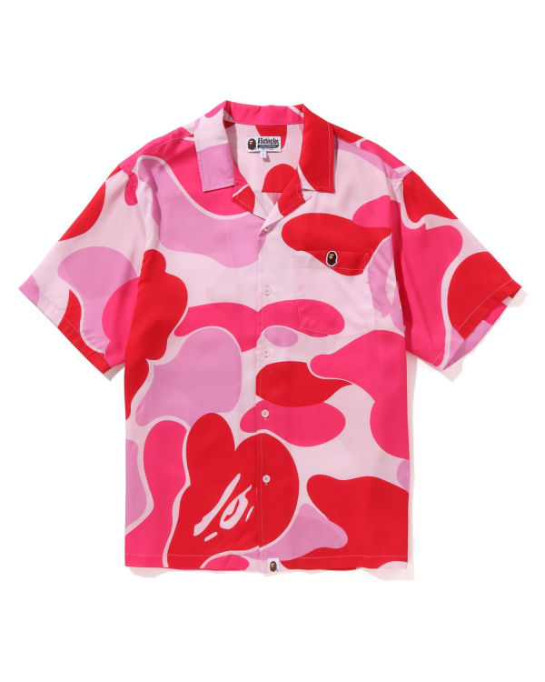 Bape ABC Camo Open Collar Kosele Panske Ruzove | SK-7842