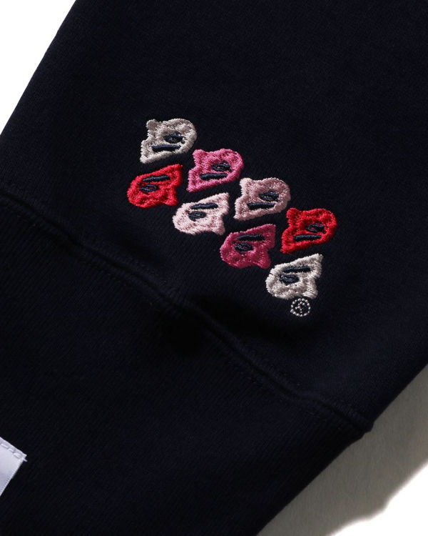 Bape ABC Camo Patch Relaxed Fit Crewneck Mikiny Panske Námornícka Modrá Modre | SK-2948
