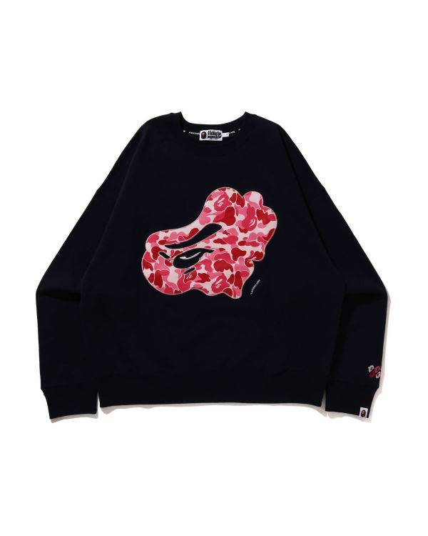 Bape ABC Camo Patch Relaxed Fit Crewneck Mikiny Panske Námornícka Modrá Modre | SK-2948