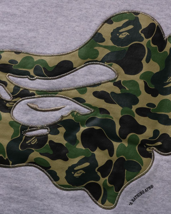 Bape ABC Camo Patch Relaxed Fit Crewneck Mikiny Panske Siva | SK-5972