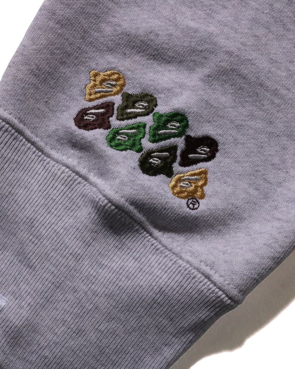 Bape ABC Camo Patch Relaxed Fit Crewneck Mikiny Panske Siva | SK-5972
