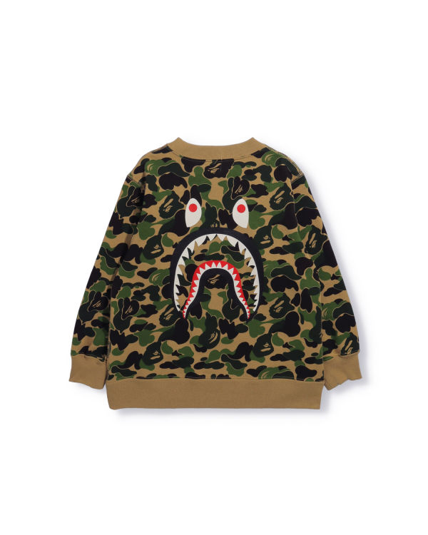 Bape ABC Camo Shark Crew Neck Mikiny Detske Zelene | SK-2978
