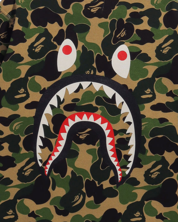 Bape ABC Camo Shark Crew Neck Mikiny Detske Zelene | SK-2978