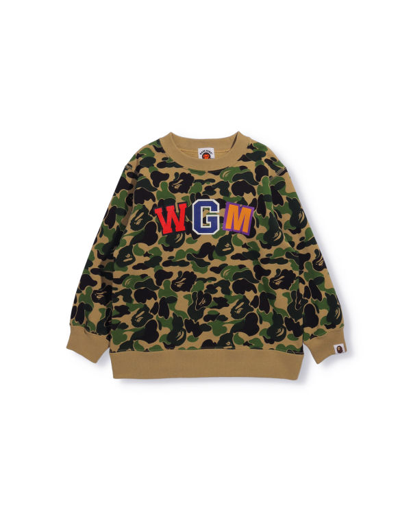 Bape ABC Camo Shark Crew Neck Mikiny Detske Zelene | SK-2978