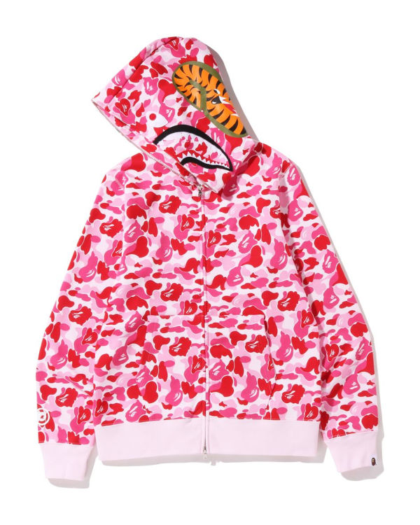 Bape ABC Camo Shark Full Zip Mikiny S Kapucňou Panske Ruzove | SK-4672