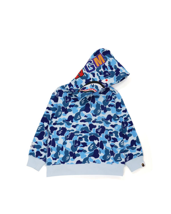 Bape ABC Camo Shark Pullover Mikiny S Kapucňou Detske Modre | SK-4065