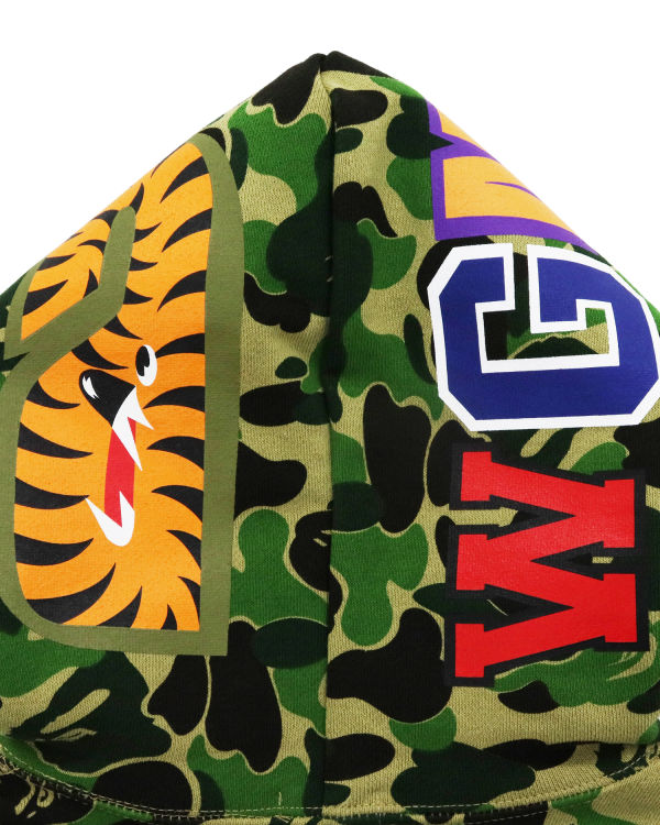 Bape ABC Camo Shark Pullover Mikiny S Kapucňou Detske Zelene | SK-5907