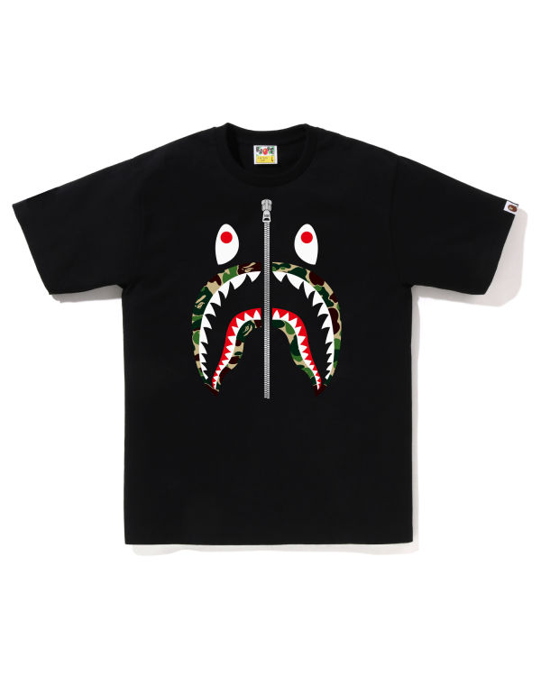 Bape ABC Camo Shark Tricko Panske Čierne | SK-4782