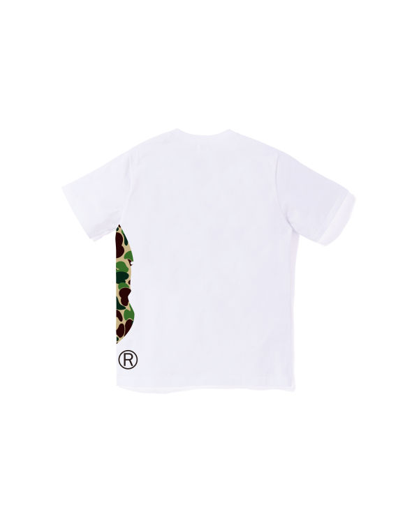 Bape ABC Camo Side Big Ape Head Jr Tricko Detske Biele | SK-4197