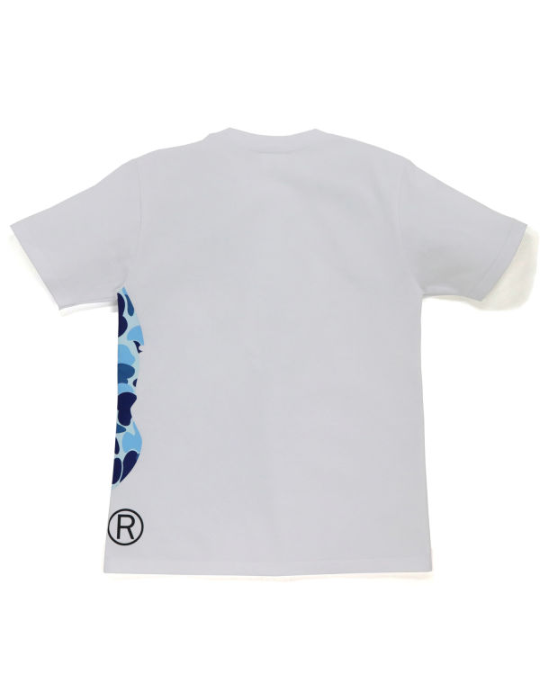 Bape ABC Camo Side Big Ape Head Tricko Damske Biele | SK-2537