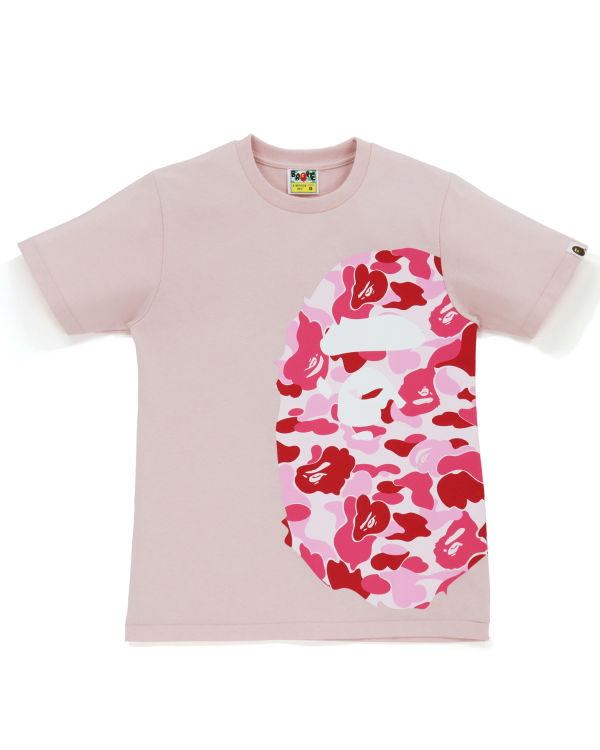 Bape ABC Camo Side Big Ape Head Tricko Damske Ruzove | SK-4379