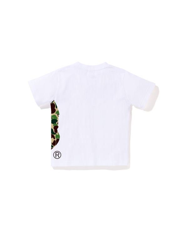 Bape ABC Camo Side Big Ape Head Tricko Detske Biele | SK-9673