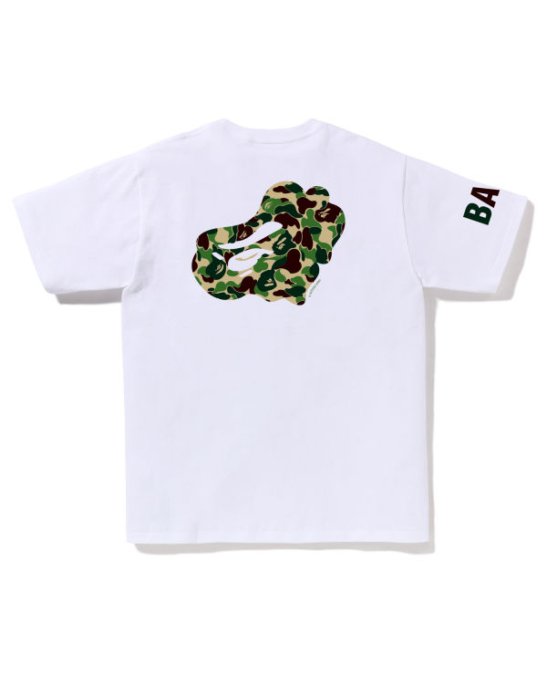 Bape ABC Camo Tricko Panske Biele | SK-0278