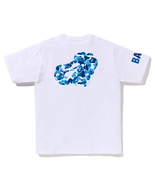 Bape ABC Camo Tricko Panske Biele | SK-9256