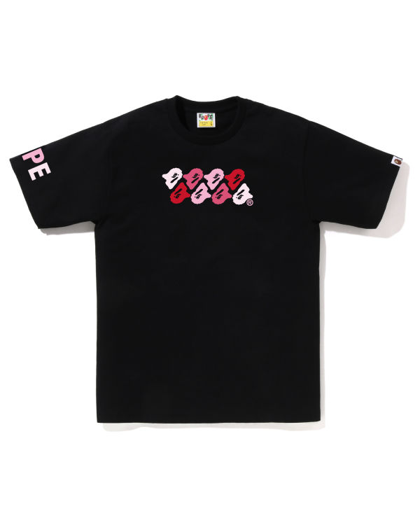 Bape ABC Camo Tricko Panske Čierne | SK-0654