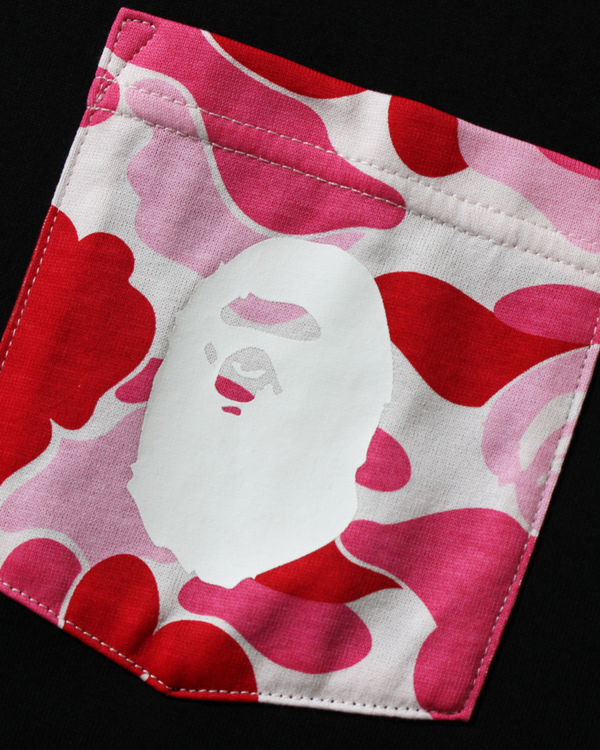 Bape ABC Camo pocket Tricko Panske Ruzove | SK-6341