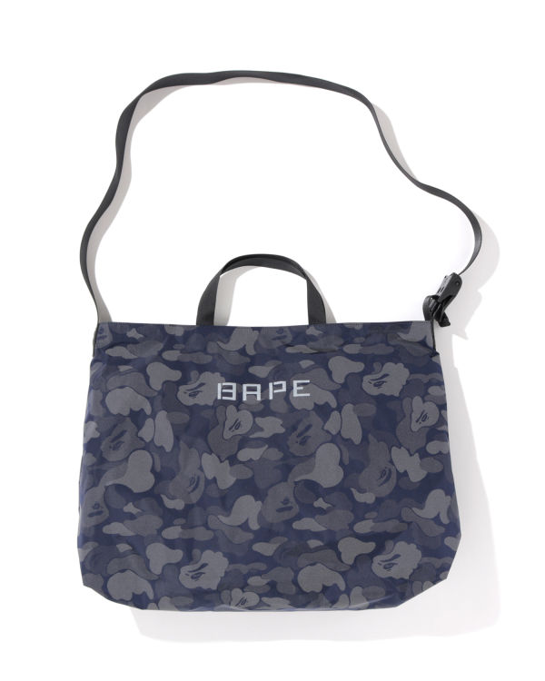 Bape ABC Dot Reflective Taška Cez Rameno Panske Námornícka Modrá Modre | SK-9120