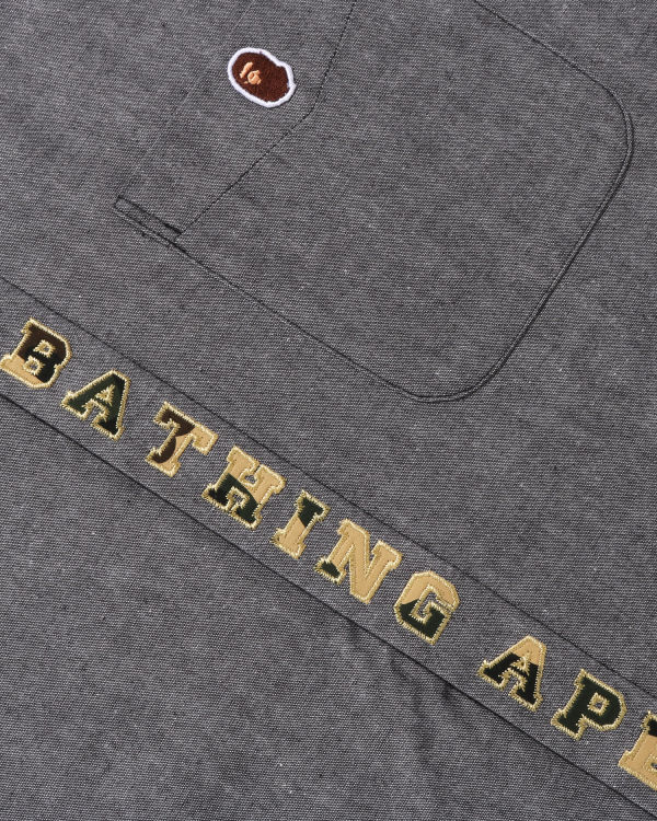 Bape A Bathing Ape Applique BD Loose Fit Kosele Panske Čierne | SK-8539