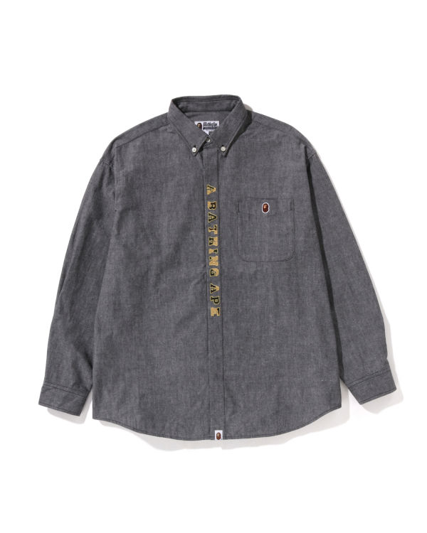 Bape A Bathing Ape Applique BD Loose Fit Kosele Panske Čierne | SK-8539