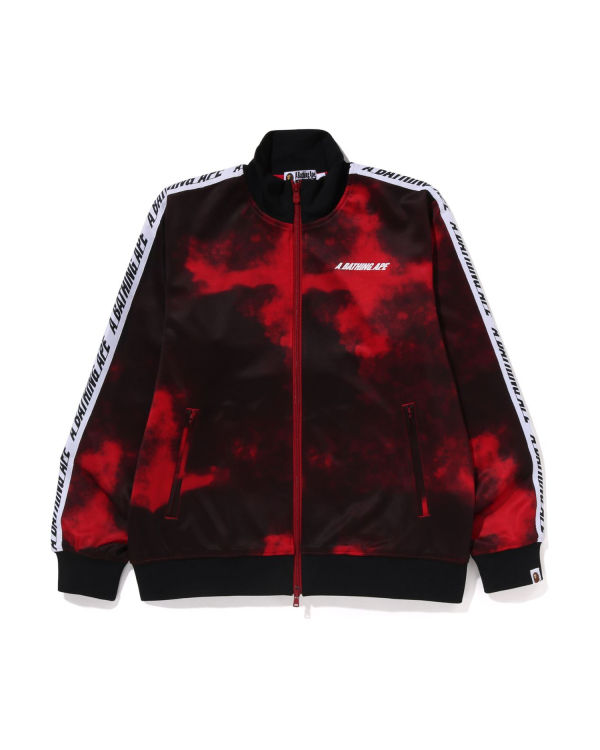 Bape A Bathing Ape Dye Tracking Mikiny Panske Svetlo Červené | SK-9480