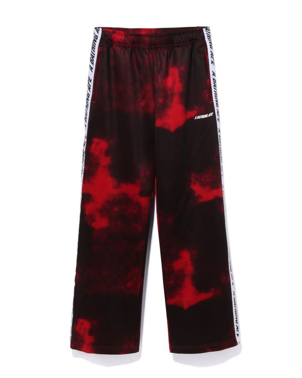 Bape A Bathing Ape Dye Tracking Nohavice Panske Svetlo Červené | SK-7893