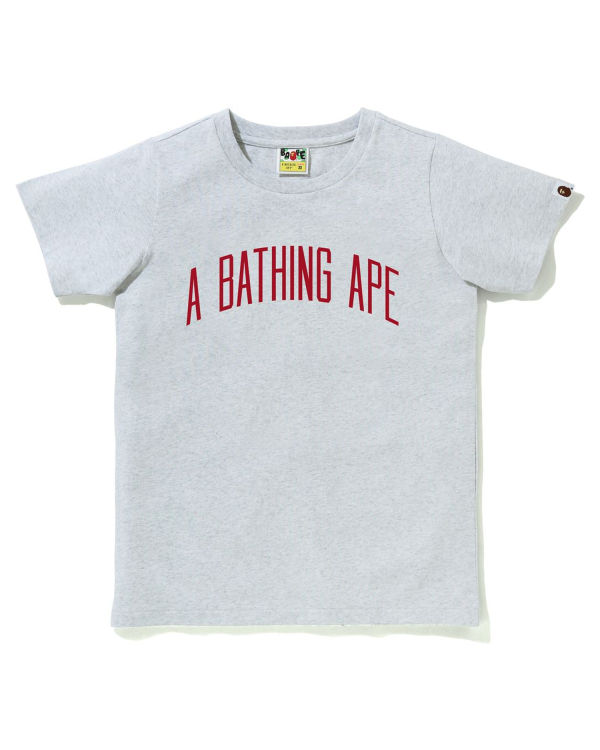Bape A Bathing Ape Letter Tricko Damske Siva | SK-6581