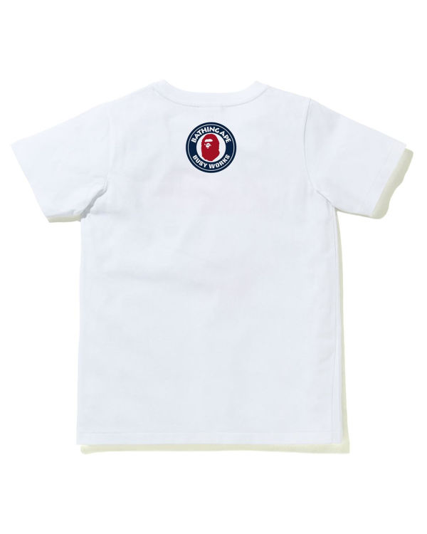 Bape A Bathing Ape Letter Tricko Damske Biele | SK-8965