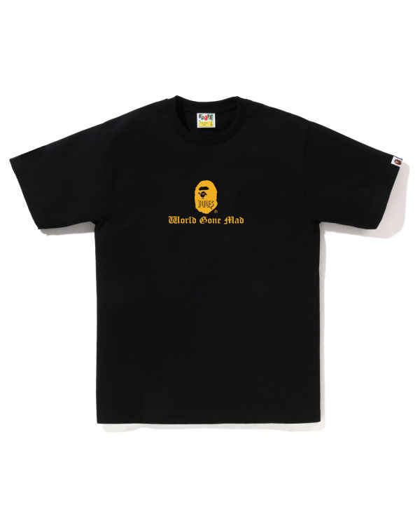 Bape A Bathing Ape Logo Tricko Panske Čierne | SK-8906