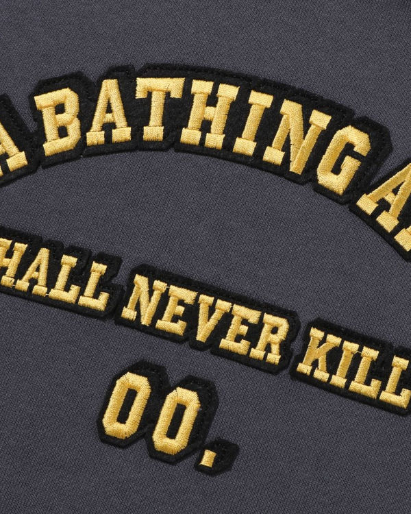 Bape A Bathing Ape Oversized Pullover Mikiny S Kapucňou Damske Tmavo Siva | SK-0198