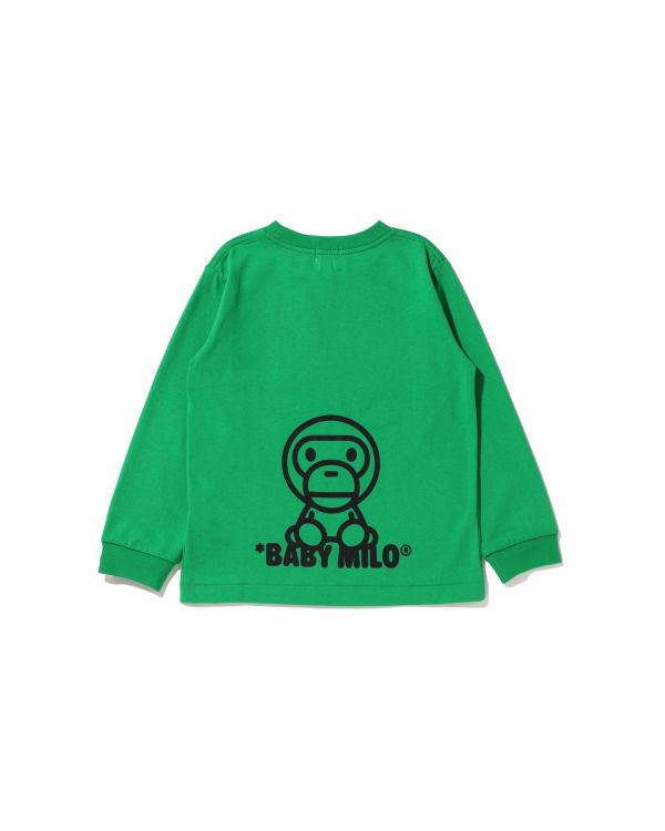 Bape All Milo Mix L/S Tricko Detske Mätové | SK-8617