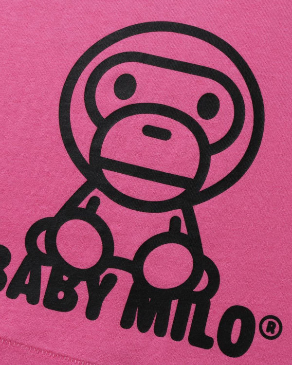 Bape All Milo Mix L/S Tricko Detske Ruzove | SK-2938