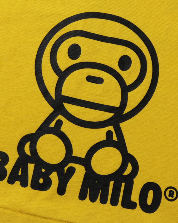 Bape All Milo Mix L/S Tricko Detske Žlté | SK-8456