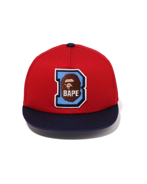 Bape Ape Head B Patch Caps Detske Svetlo Červené | SK-1805